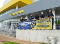 Protesto dos bancrios em Palmas-TO